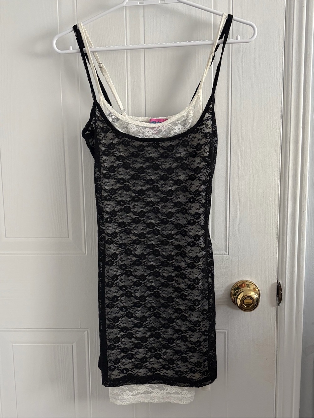 Edikted Layered Lace Mini Dress